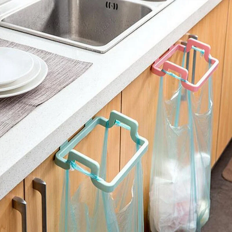 Hängen Müll Tasche Rack Müll Tasche Rack Müll Tasche Lagerung Rack Halter Tragbare Schrank Müll Rack Küche Gadgets – Detail 4