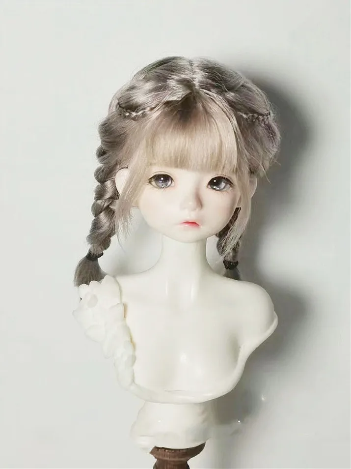 1/6 1/4 BJD Doll Hair, Milk Silk Or Mohair Toys Wig Free Shipping