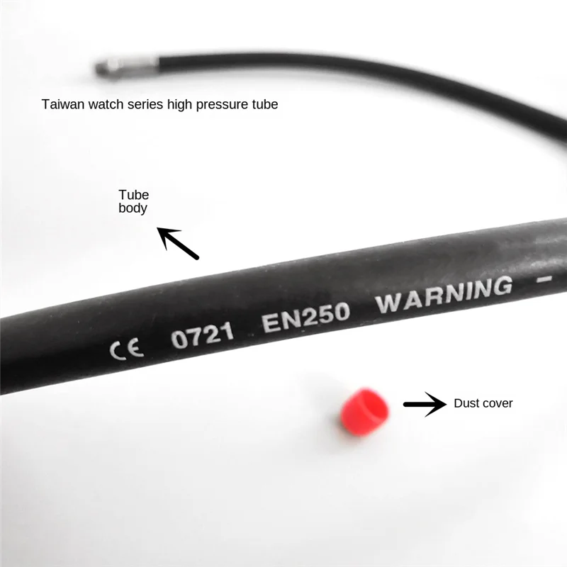 

1 Piece Scuba Diving Regulator Snorkel High Pressure Hose Scuba Diving Pressure Hose Black For Scuba Diving Watersports-B09B
