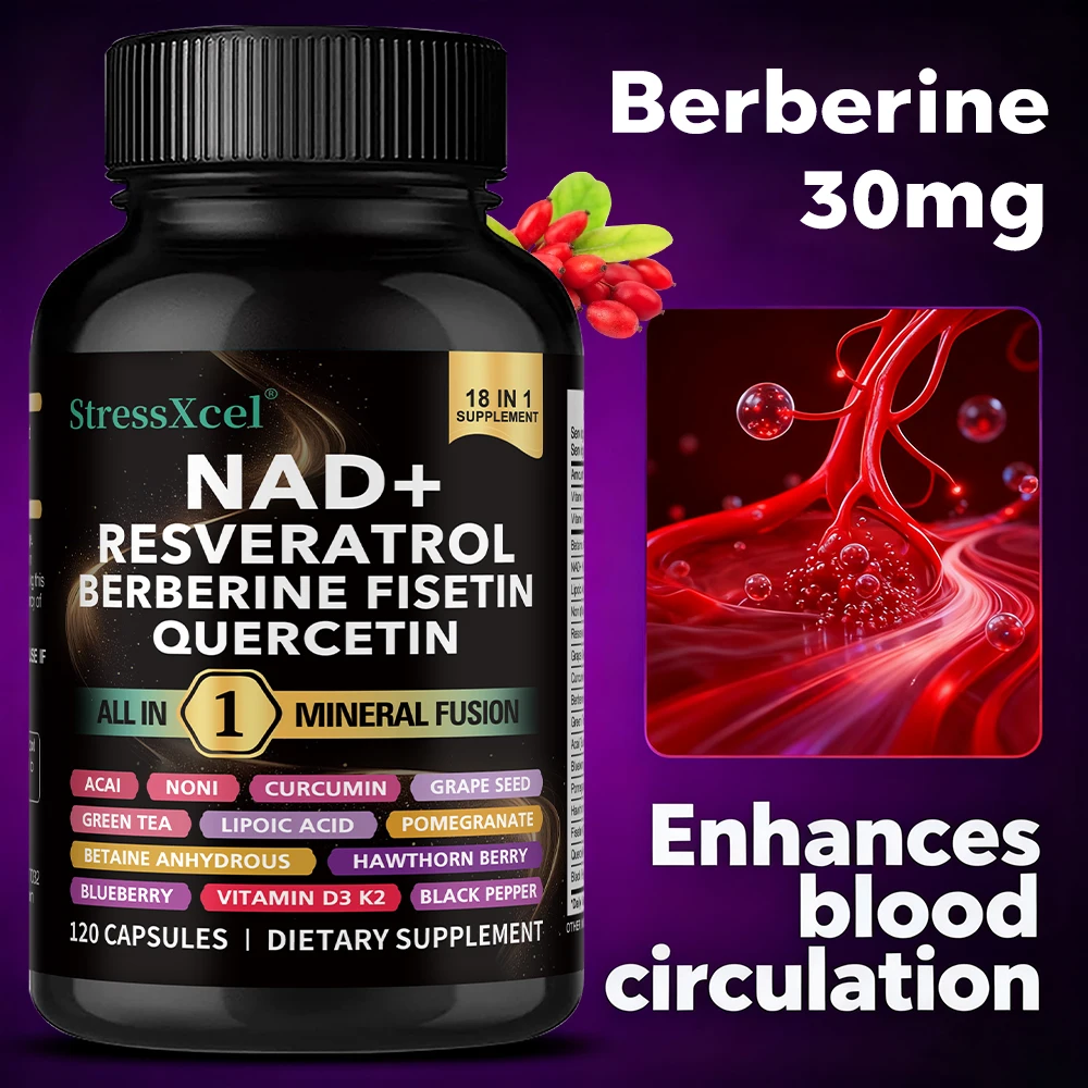 Suplemento NAD+ com Resveratro - Resveratrol Capsule Anti Aging avaliação e preço