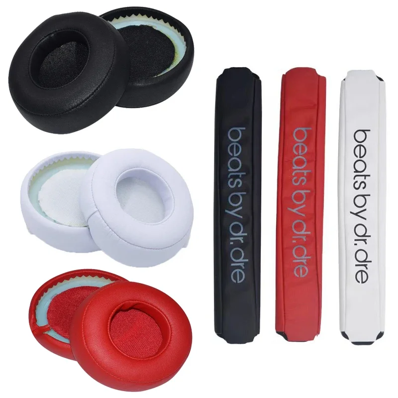 

Replacement high quality Headband Pad Suitable for Beats By Dr. Dre Pro DETOX Sponge Earpads Cushion EarPads Repair Parts A Set