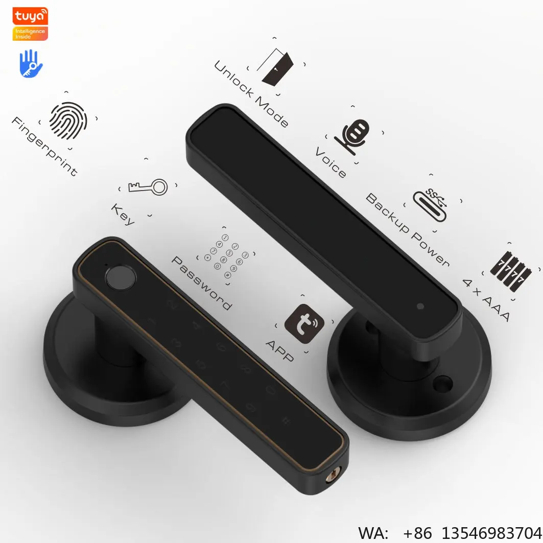 

Electronic Fingerprint Smart Handle Keyless Opening Door Lock with Digital Door Lock Fingerprint
