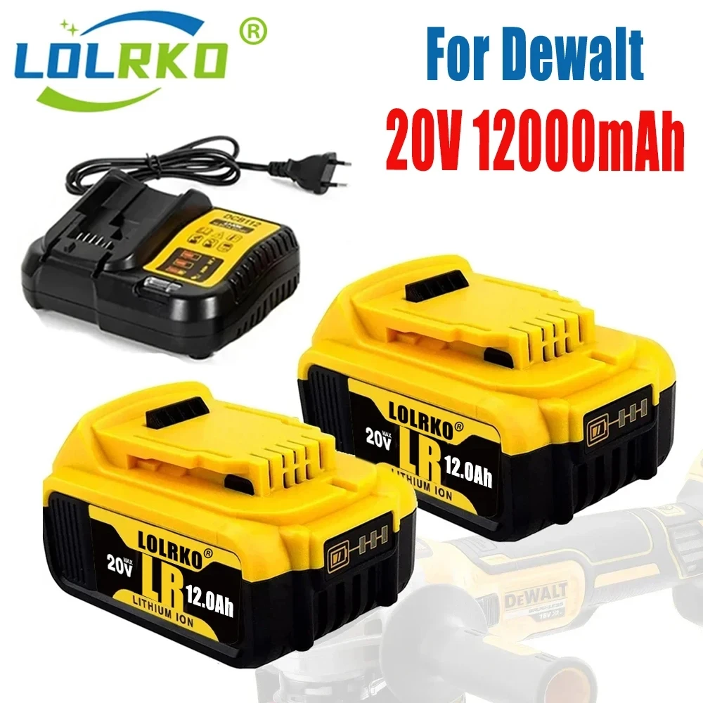 

Genuine 18V/20 Volt MAX 12.0Ah DCB200 Replacement Li-ion Battery for DeWalt DCB205 DCB201 DCB203 Power Tool Batteries