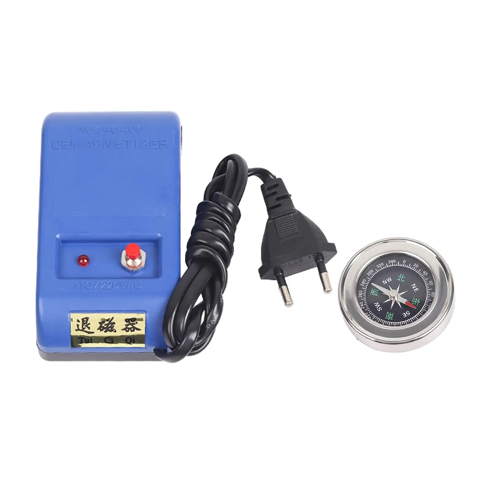 Watch Demagnetizer Watch Stores Portable Watch Tools Compact with Compass Practical Demagnetization Tools