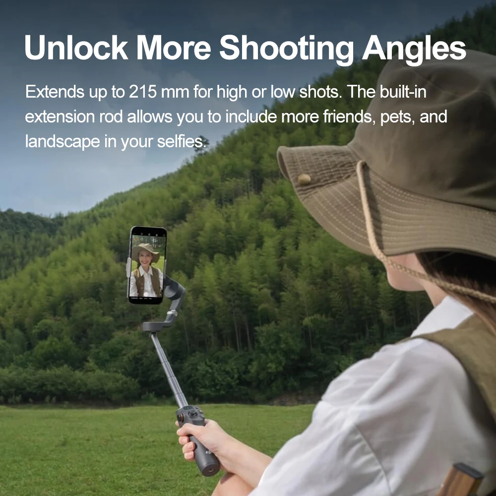 3-осевой Ручной Стабилизатор DJI Osmo Mobile 6 OM 6, селфи-Палка для смартфона, встроенный удлинитель, магнитный дизайн, Активный Трек 5,0