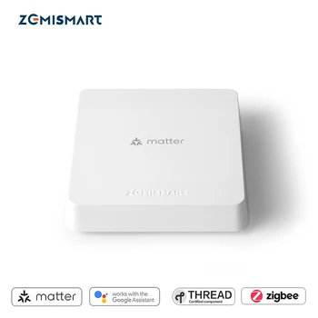 Zemismart Matter Thread Hub Zigbee Smart Home Bridge Matter Gateway Works with Tuya Smart Life App Google Home Smartthings
