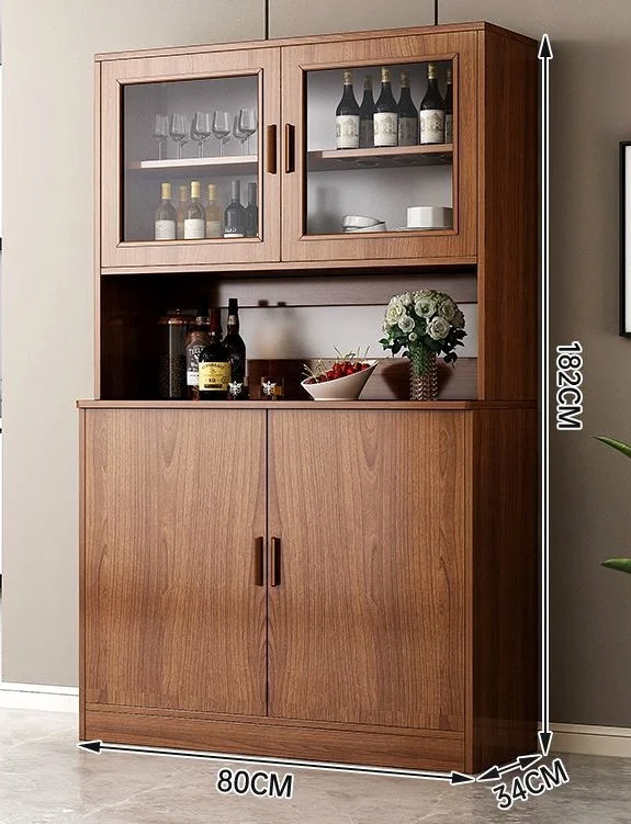 Farmhouse Sideboard Buffet Cabinet With Storage, Large Kitchen Cabinet With Sliding Doors & Drawers Countertop For Dining Room