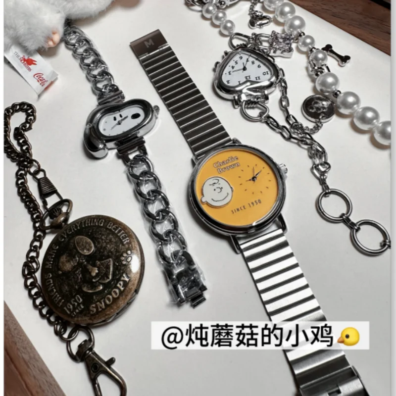 New Version Boxfun Snoopy Blind Box Friend Series Mystery Box Kawaii Cute Cartoon Watch Anime Peripherals Trendy Toys Gift Watch