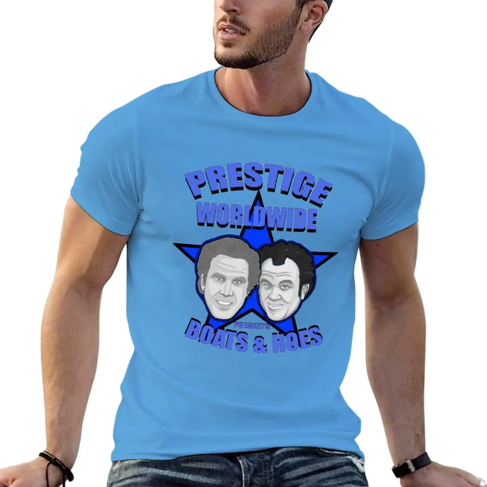 

New Prestige worldwide presents boats & hoes T-Shirt cute clothes funny t shirt mens t shirts