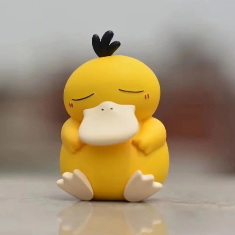 Kawaii anime pokémon snorlax psyduck akce cifra roztomilá modelka auto ornamenty dárky domácí přenosné ornamenty dekorace hraček dárky