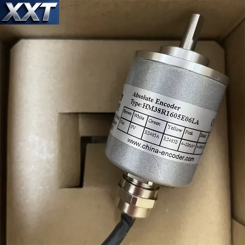 XXT HM38R1605E06LA 16-bit 32 Turns Multiturn Absolute Encoder 4-20mA Analog Output