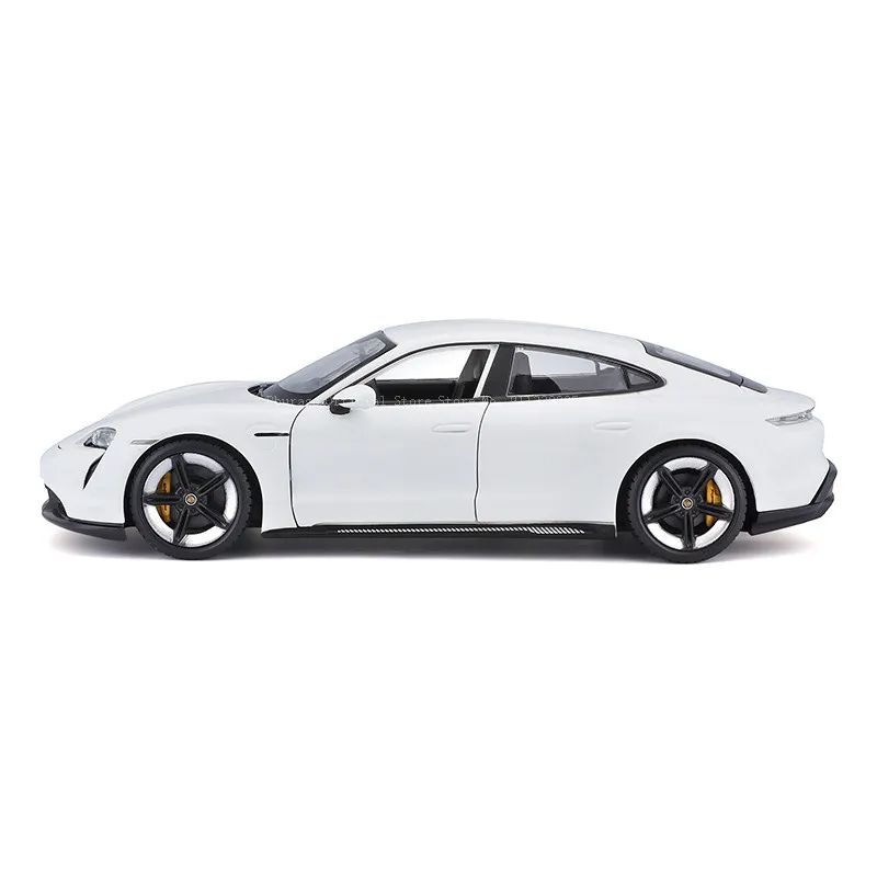 Bburago 1:24 Scale Porsche Taycan Turbo S alloy racing car Alloy Luxury Vehicle Diecast Cars Model Toy Collection Gift