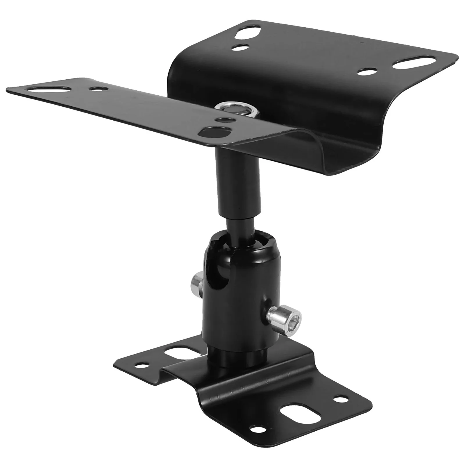 1 مجموعة مكبر الصوت جدار جبل سبائك الزنك قوس قوي للمنزل الصوت المحيطي قابل للتعديل زاوية حامل مكبر الصوت الرف