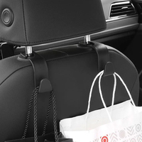 1 2 4 pcs Car Seat Headrest Hook For Auto Back Seat Storage Organizer Hanger Storage Holder For Handbag Purse Bags Clothes Coats