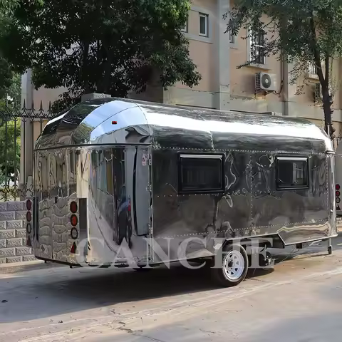 German standard caravan travel trailer/Mobile Off Road Travel Caravan Camper Trailer