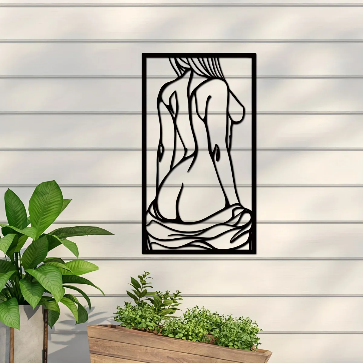 Female Body in Frame, Metal Art Wall Decor, Hangings Steel Bathroom decoration, Iron Set Large Wall Art, Gift for Him