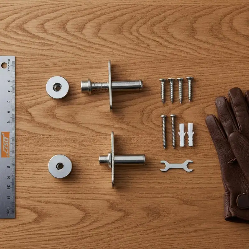 Heavy-Duty Rotation Mounting Hardware Adjustable Silent Pivot Windows Hinges Smooth Rotation Corrosion-Resistant