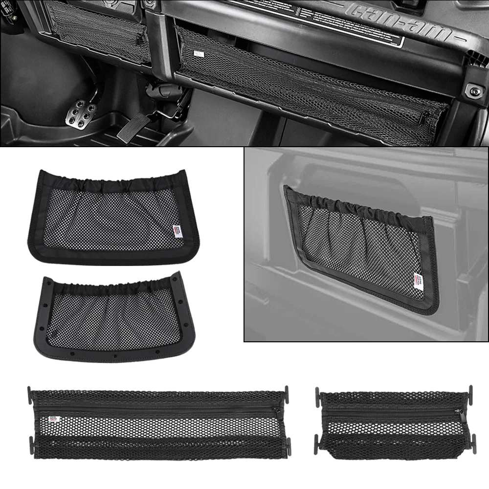 

Корзина и сетки для хранения приборной панели спереди и сзади 715003129 715003019 UTV для Can-Am Defender HD5 HD7 HD8 HD10 Defender MAX