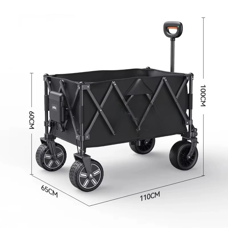 في الهواء الطلق حديقة متعددة الوظائف عربة تخييم قابلة للطي المحمولة عربة الشاطئ عربة كهربائية قابلة للشحن عربة الشاطئ #2