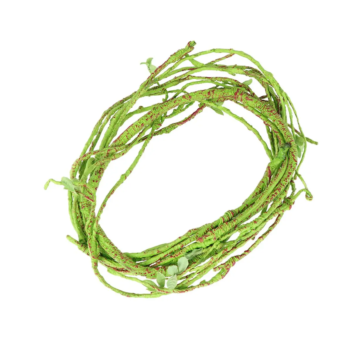 

Simulated Plant Rattan Durable Safe Tropical Reptile Landscape Artificial Leaves Garland Hanging Vine Home Wedding Pet Box