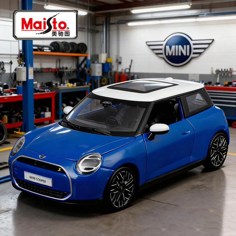 

Maisto 1:24 BMW MINI COOPER SE Alloy Car Diecasts & Toy Vehicles Car Model Miniature Scale Model Car Toy For Children