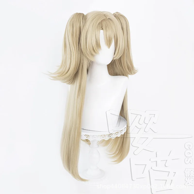 Game Reverse 1999 Sufubi Cosplay Wig 75CM Khaki Heat Resistant Synthetic Hair Anime Sufubi Cosplay Wigs Halloween Men Women Wig