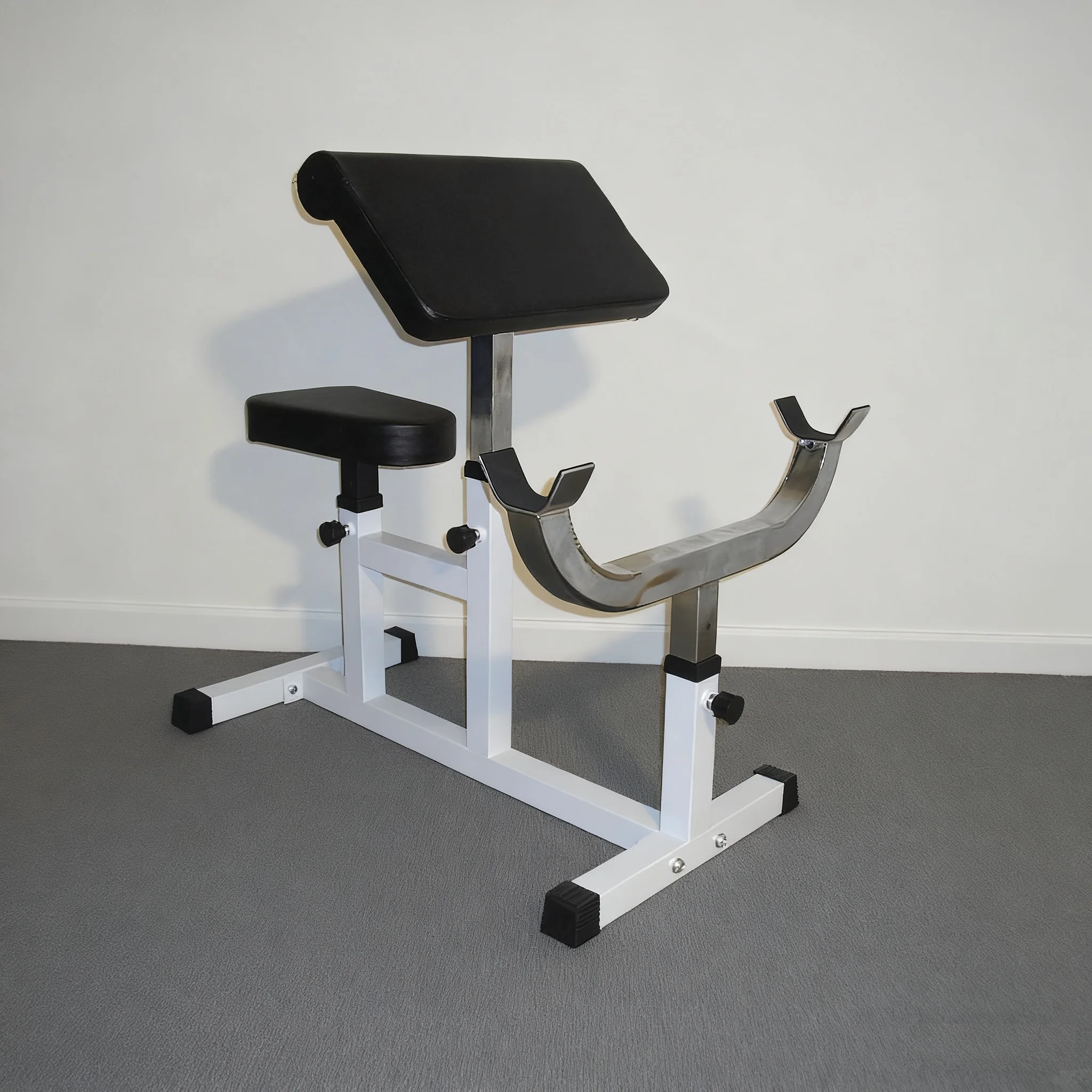 

Durable Effective Workouts Home Gym Sit-Up Equipment Multi Function Arm Exercise Preacher Curl Bench