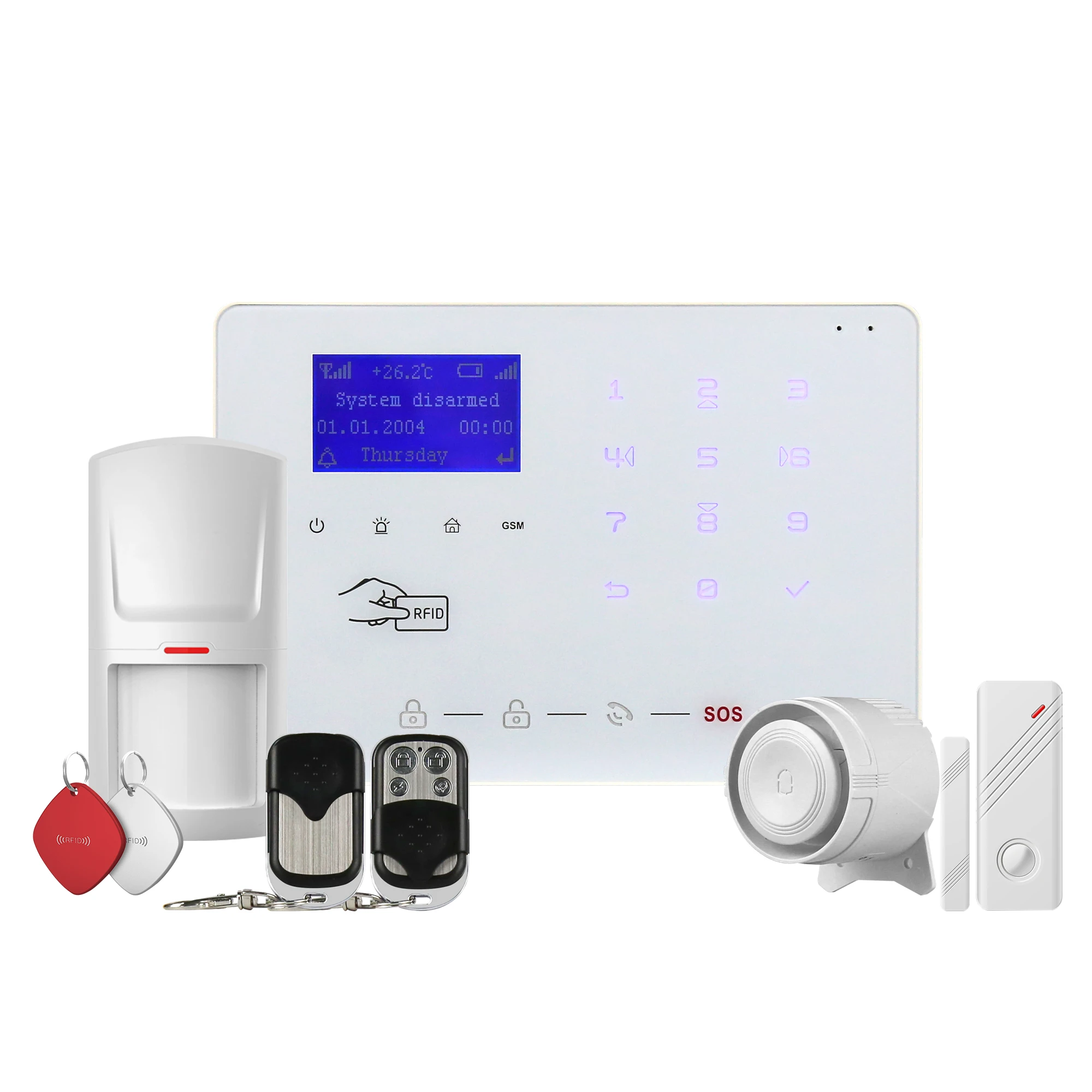 

Manufacturer WiFi GSM/4G/ GPRS Anti-Theft Smart Life smart home Intrusion Intruder Burglar Wireless Home Security Alarm system