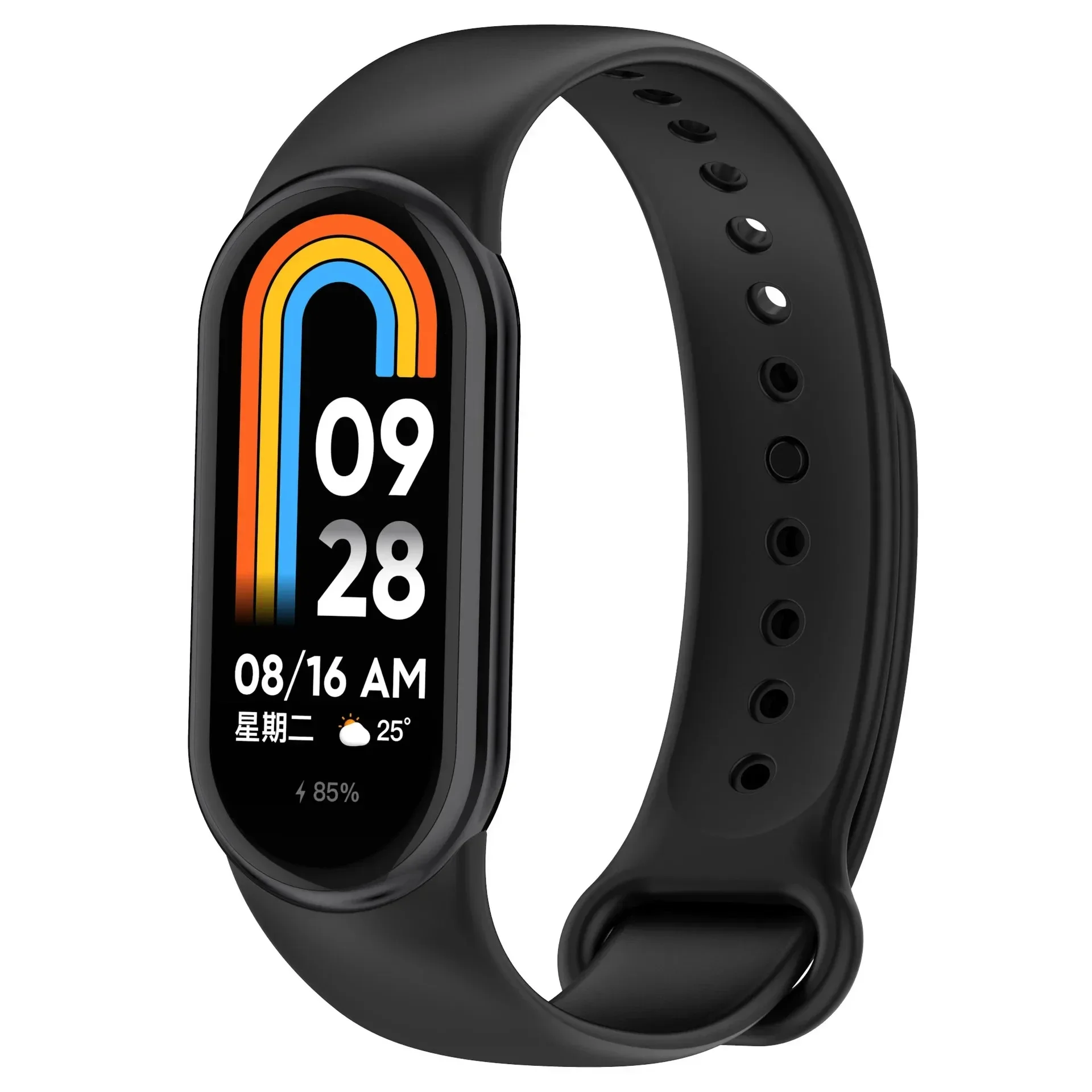 حزام لـ Mi Band 8 Xiaomi 8 NFC سوار رياضي حزام سيليكون بديل سوار الساعة الذكية حزام ساعة Xiaomi Mi Band 8