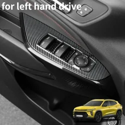 Car Window Switch Control Panel Covers Compatible for Chevrolet Trax Interior Accessories 2024 2025 for left hand drive