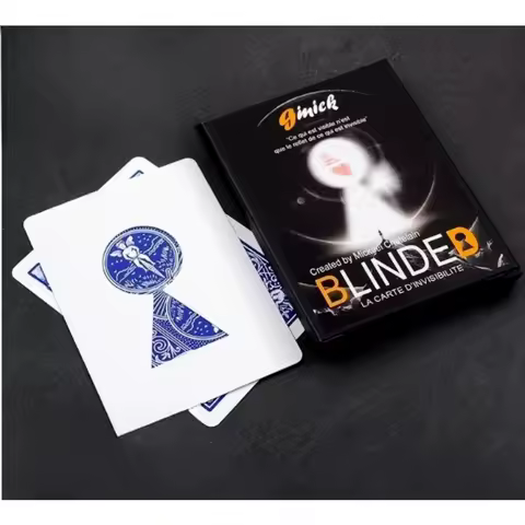 BLINDED (Gimmicks) By Mickael Chatelain Poker Deck Magic Props Illusions Close up Magic Tricks Fun Street Magia Magician Magie