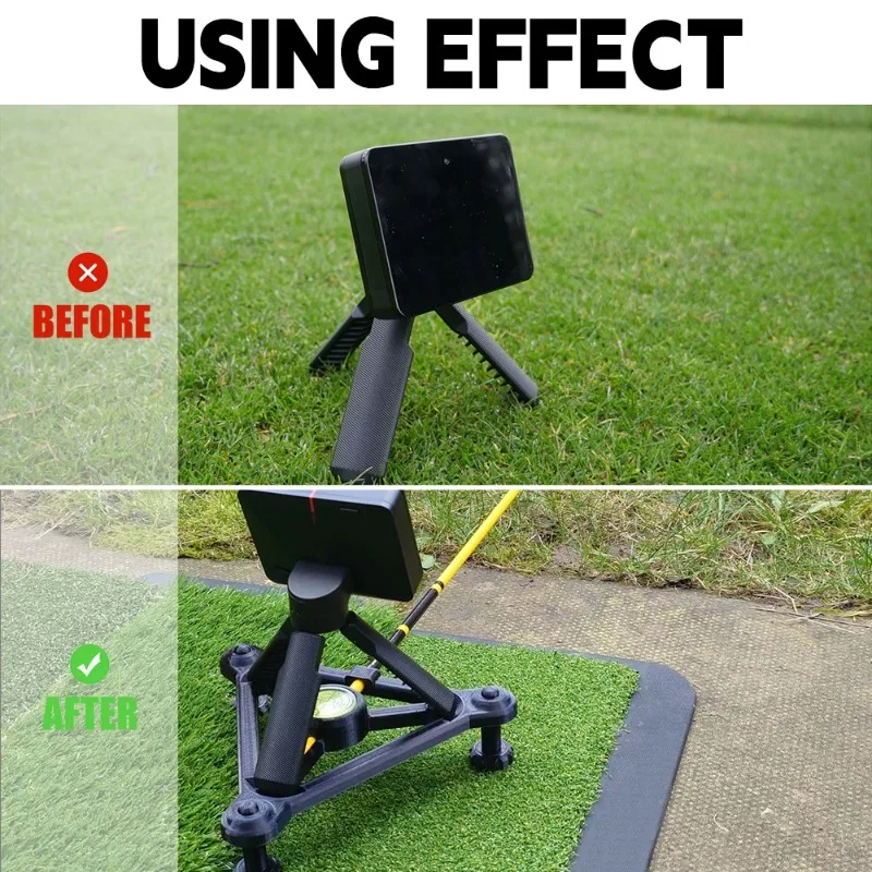 Image 5: Support de cadre d'alignement horizontal réglable pour moniteur de lancement de golf Garmin R10