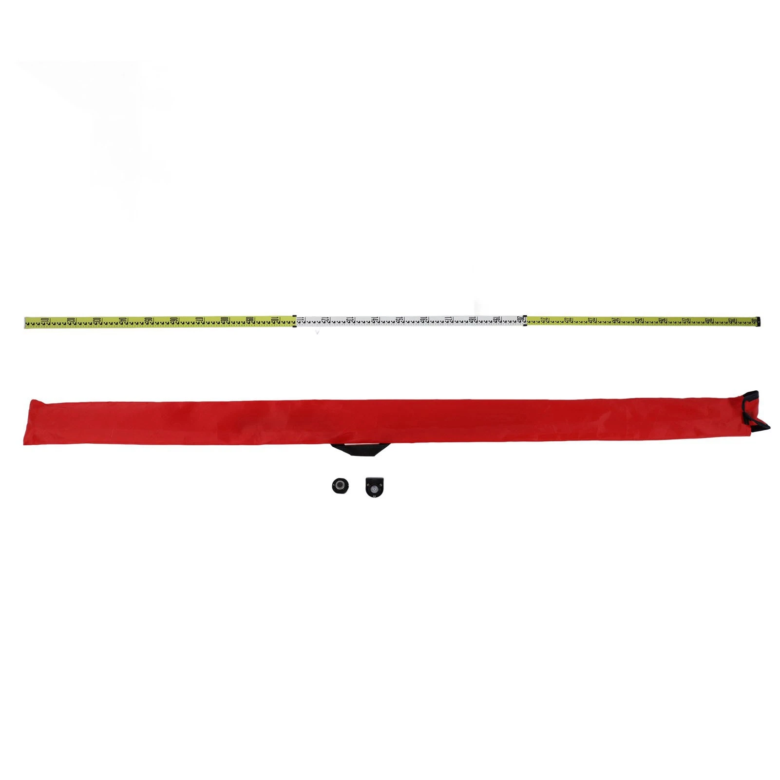 Dual Sided Telescopic Ruler Bubble Level Ruler Corrosion Resistance 3 Meter High Accuracy for Construction Optical Measurement