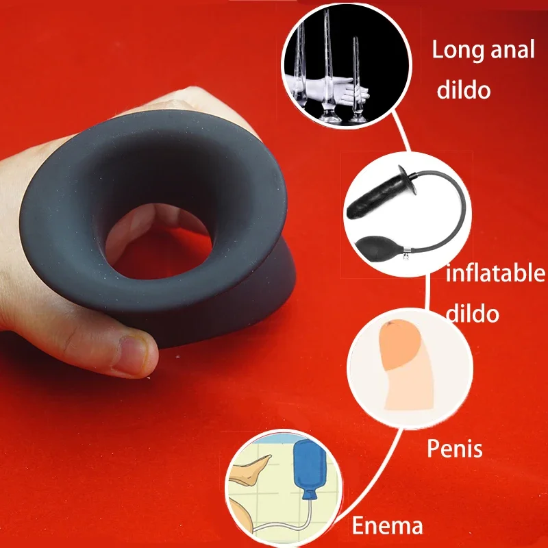 Silicone Plug Anaĺ Tunnel Dilator Expander Expansion,Anus Ass Butt Plugs,Hollow Analplug Butplug Buttplug,Sex Toys For Adults