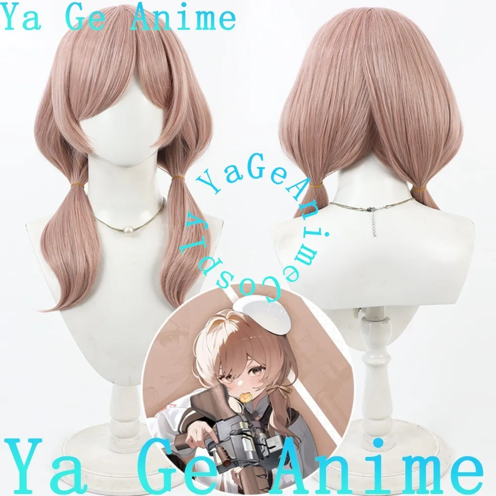 Wig Cosplay Bridget Toko Anime Ya Ge dengan Kulit Kepala Simulasi Permainan Anime Pesta Karnaval Halloween Rambut Sintetis Tahan Panas