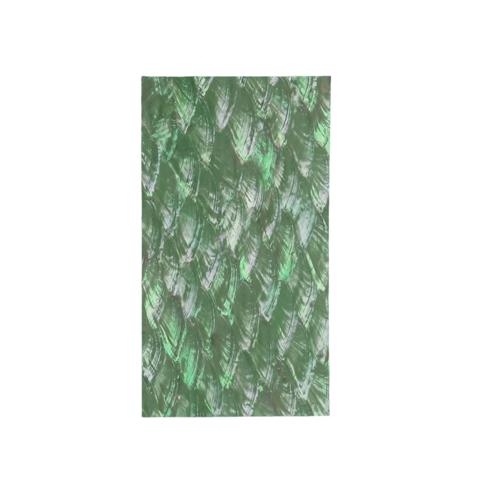 

Size:240x140mm Thick:0.2mm Grass Green Shell Scallop Veneer Jewelry decoration DIY mother-of-pearl material