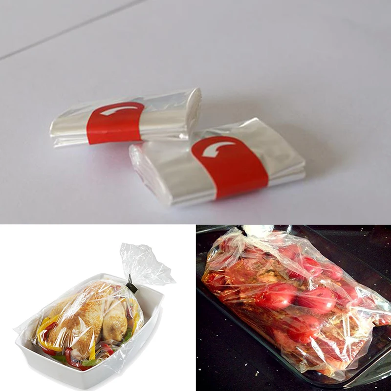 New10 pcs Heat Resistance Nylon-Blend Slow Cooker Liner Roasting Turkey Bag For Cooking Oven Bag Baking Crock Pot Liners Kitchen