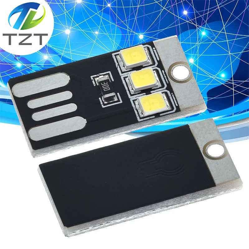 TZT teng 1pcs Mini super bright USB keyboard light notebook computer mobile power supply chip LED Nightlight