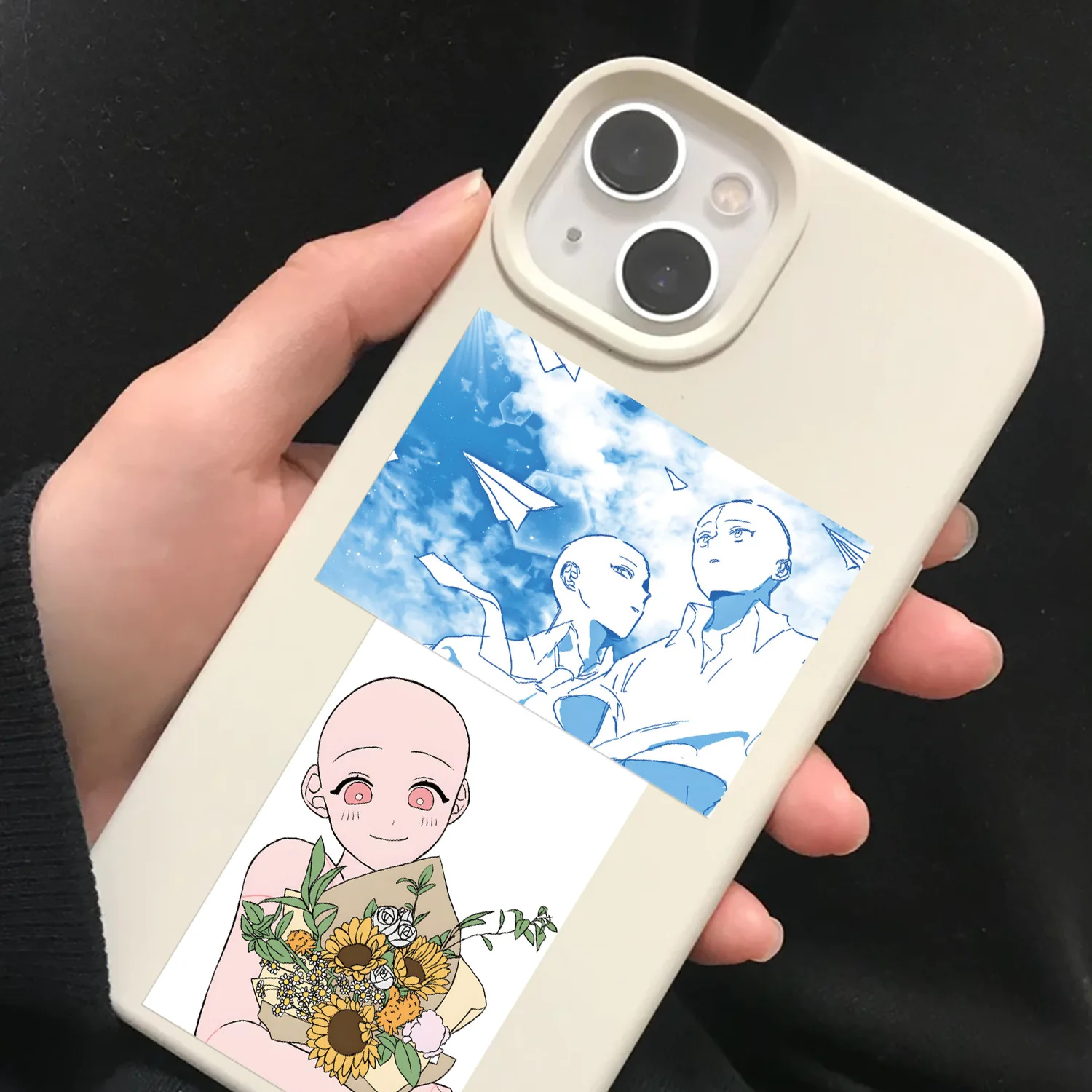 Modèle de peinture OC, autocollant de dessin animé bidimensionnel, décoration DIY, étanche, Skateboard, carnet de notes, jouet Graffiti, 64 pièces