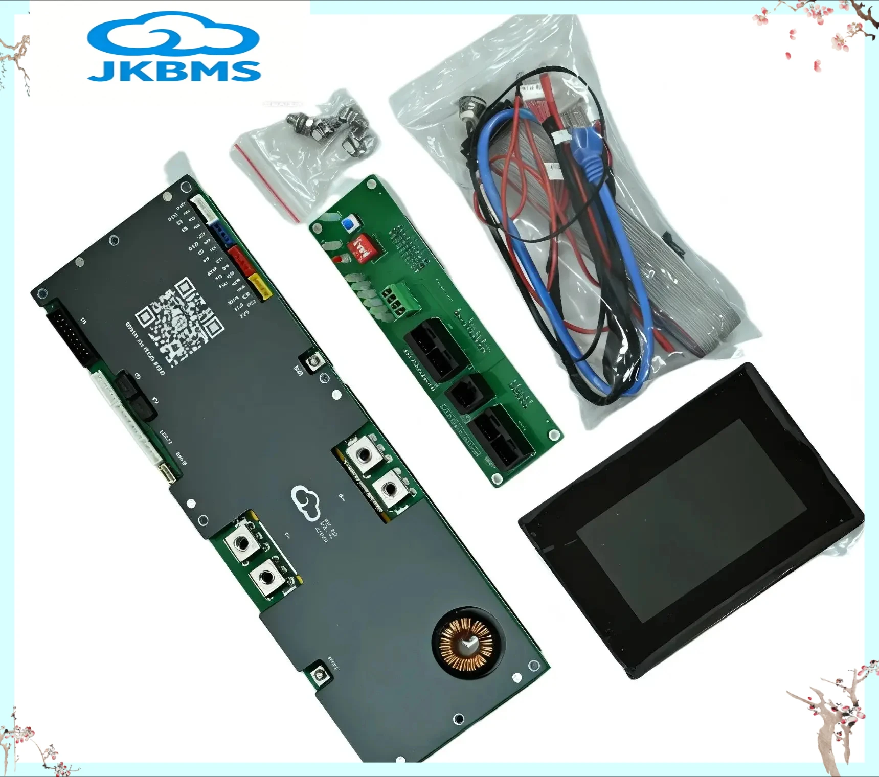 JK Inverter BMS FW Ver V19 8S 16S 200A 300A JIKONG Home Energy Storage BMS 24V 48V Active Balance 2A LiFePo4 Li-Ion LTO BatteryT