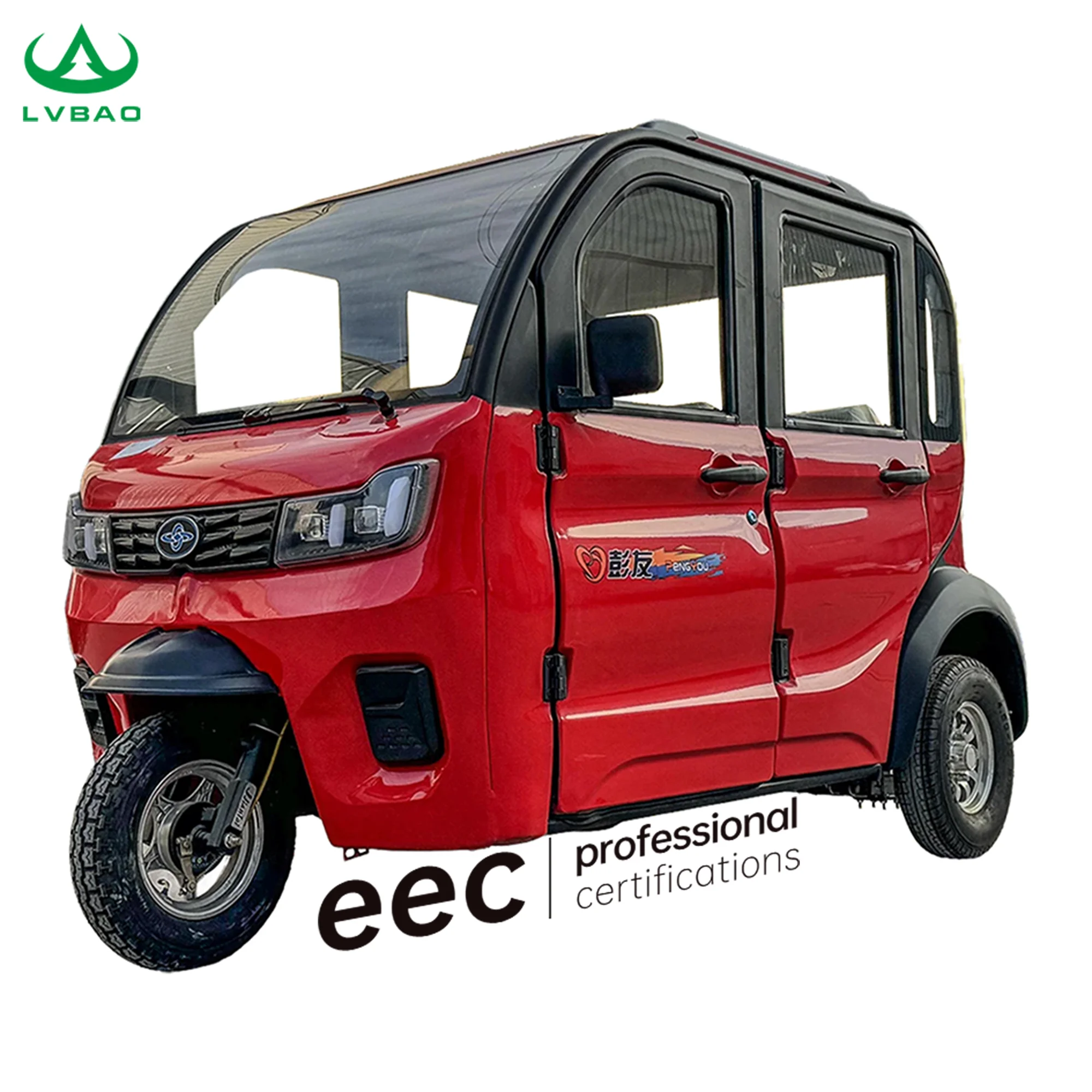 

Electric Tricycle Closed Passenger Tricycle 3 Wheel Motorcycle 60V Cargo Eec Moto De 3 Ruedas 3 Wheeler Open