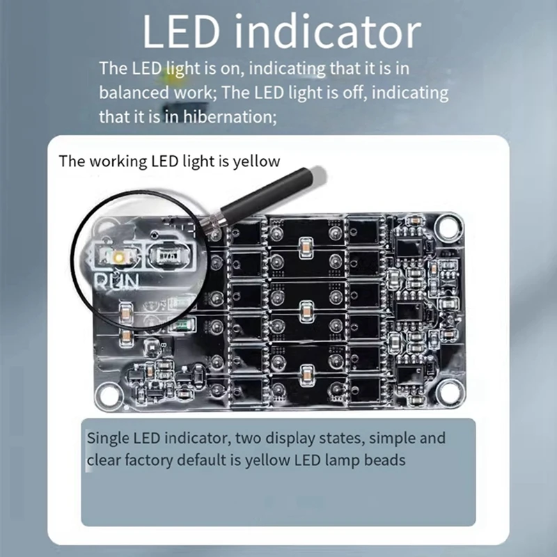 Équilibreur d'égaliseur actif de technologie d'équilibre de courant élevé, Lifepo4, Lipo, batterie Lto, énergie, puzzles, 5.5A