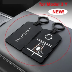 Portachiavi in Silicone per Tesla Model 3 Y 2024 Cover custodia protettiva per chiave auto impermeabile portachiavi custodia protettiva antigraffio per chiave di carta