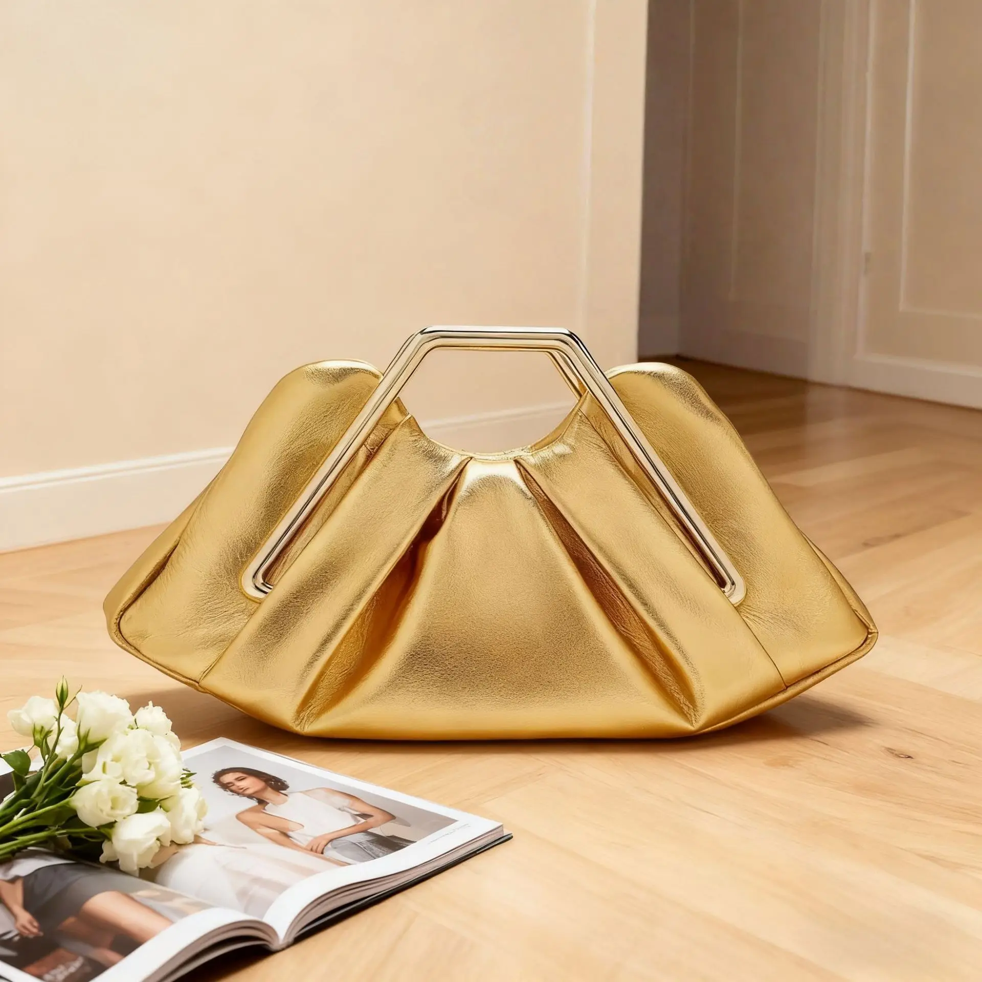 トレンド感あふれる高級おむつバッグ、女性用クロスボディバッグ、ハイエンドデザイナーハンドバッグ、ミニマリストでエレガントな大容量レザートートバッグ