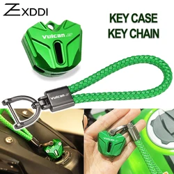 ZEXDDI Key Case KeyChain Fit For kawasaki Vulcan S 650 VN650 Vulcan S650 2015-2023 Motorcycle Key ring shell Cover accessories