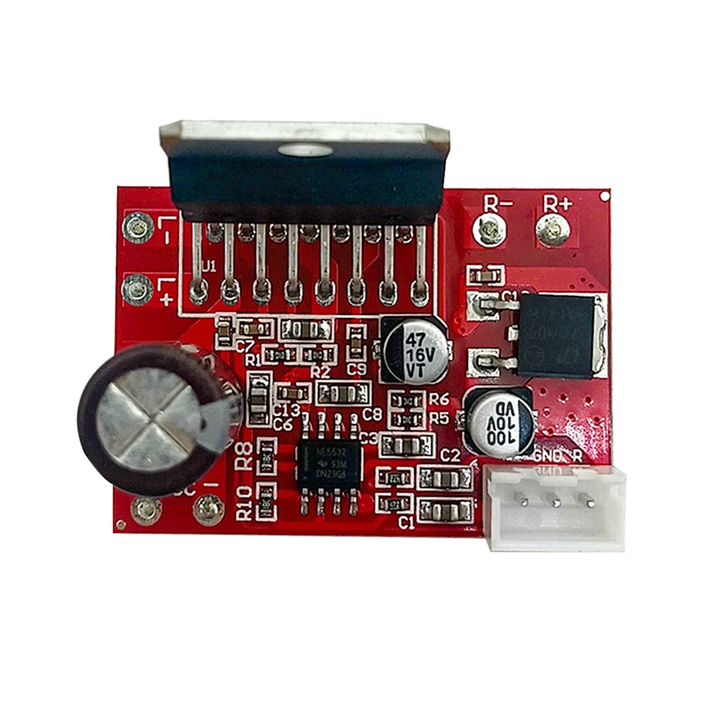 CD7379 2 Channel High-Power Power Amplifier Board with NE5532 Pre-Amplification Single-Power DC12V Power Supply 39W+39W Module