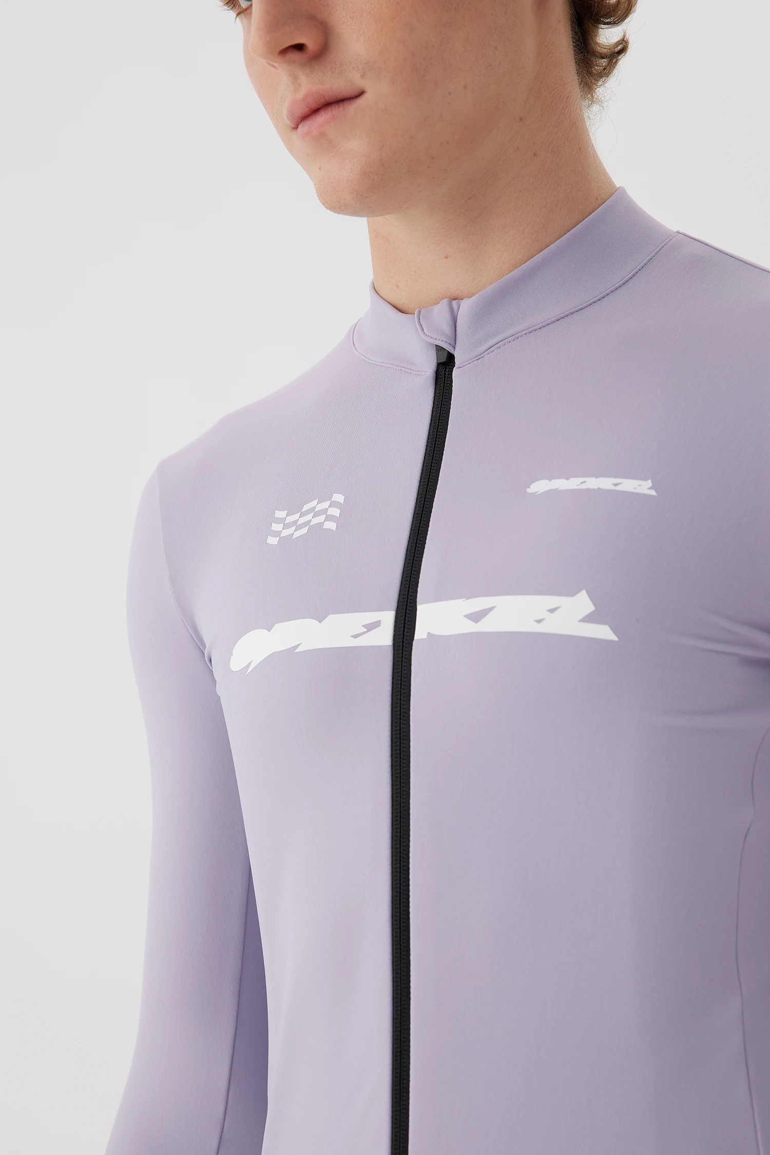SPEXCEL 26 Neue PRO Winter-Thermo-Fleece-Radtrikots, langärmelig, Race Fit, Italien, Thermostoff, warmer und atmungsaktiver Mann – Detail 4