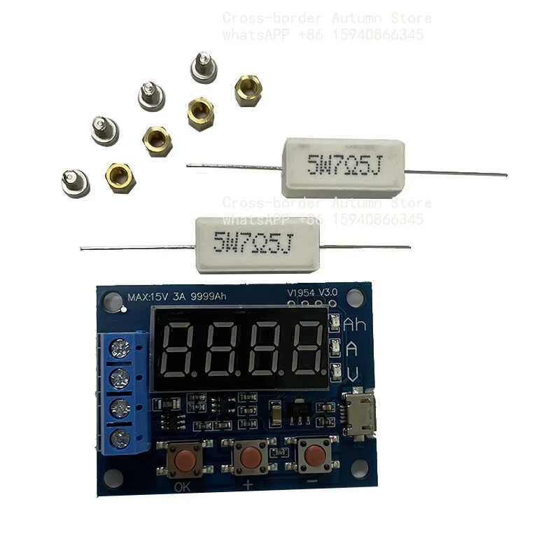 For  ZB2L3 battery capacity tester external load discharge type 1.2-12 V battery 18650 capacity test
