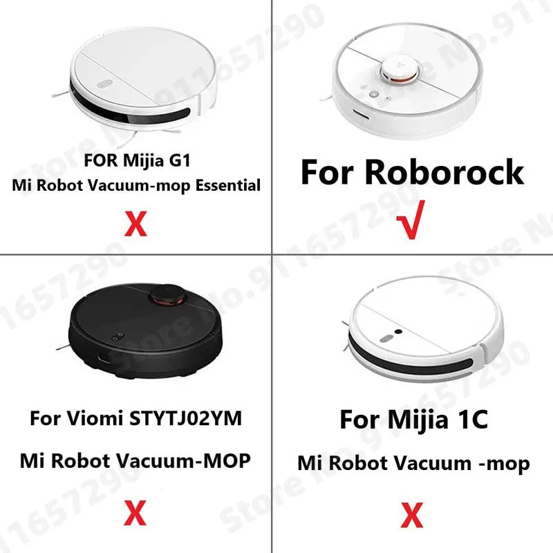 Xiaomi 1S için borock Robot süpürge ana fırça S50 S5 S5 Max S6 S60 S65 T4 T6 çıkarılabilir rulo fırça aksesuarları