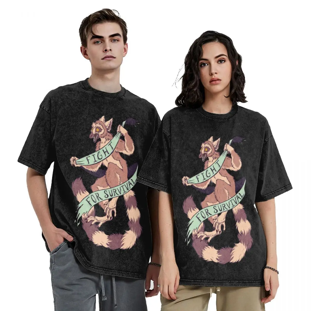 

Fight For Survival T-Shirt kawaii clothes new edition men tshirt